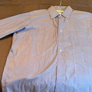 Brooks Brothers dress shirt / size 16 1/2 - 32/33 / slate blue